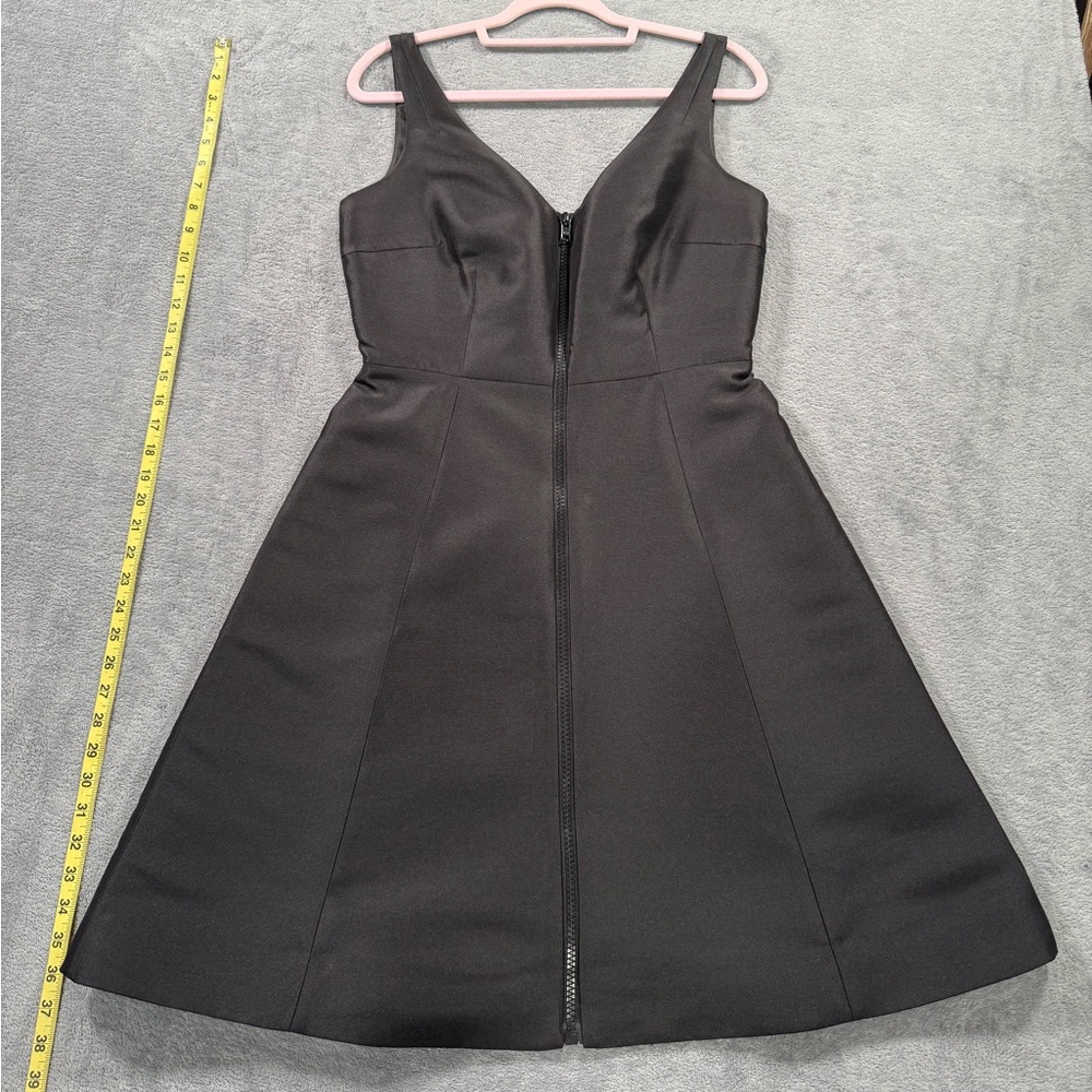 Kate Spade Black Plunge A-line Mini Dress